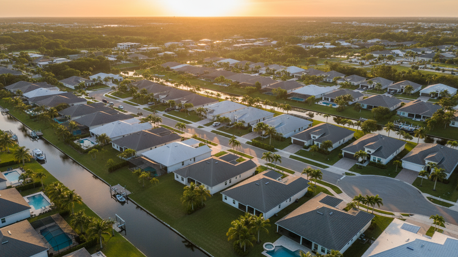 Beautiful Florida neighborhood