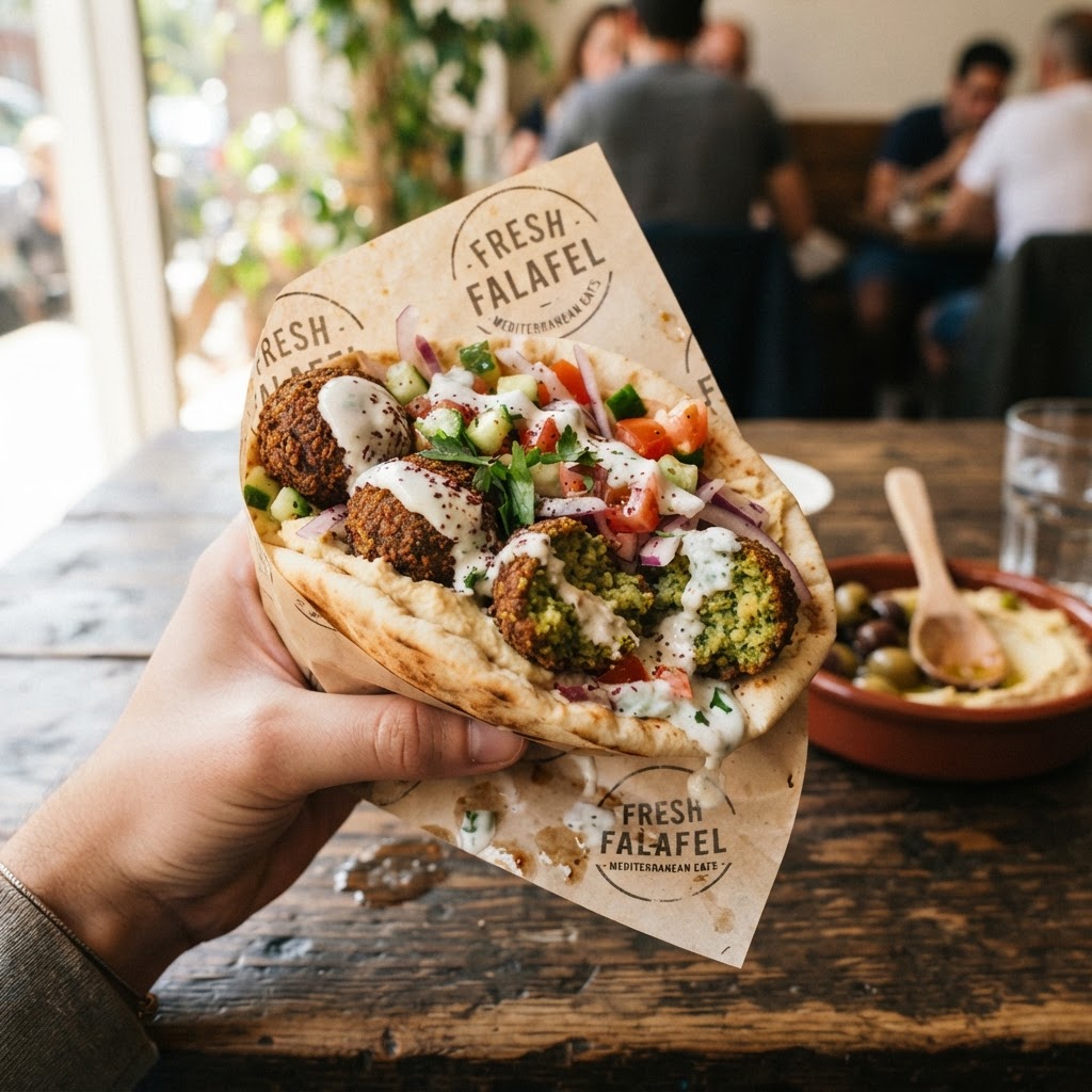 Mediterranean Falafel Pita