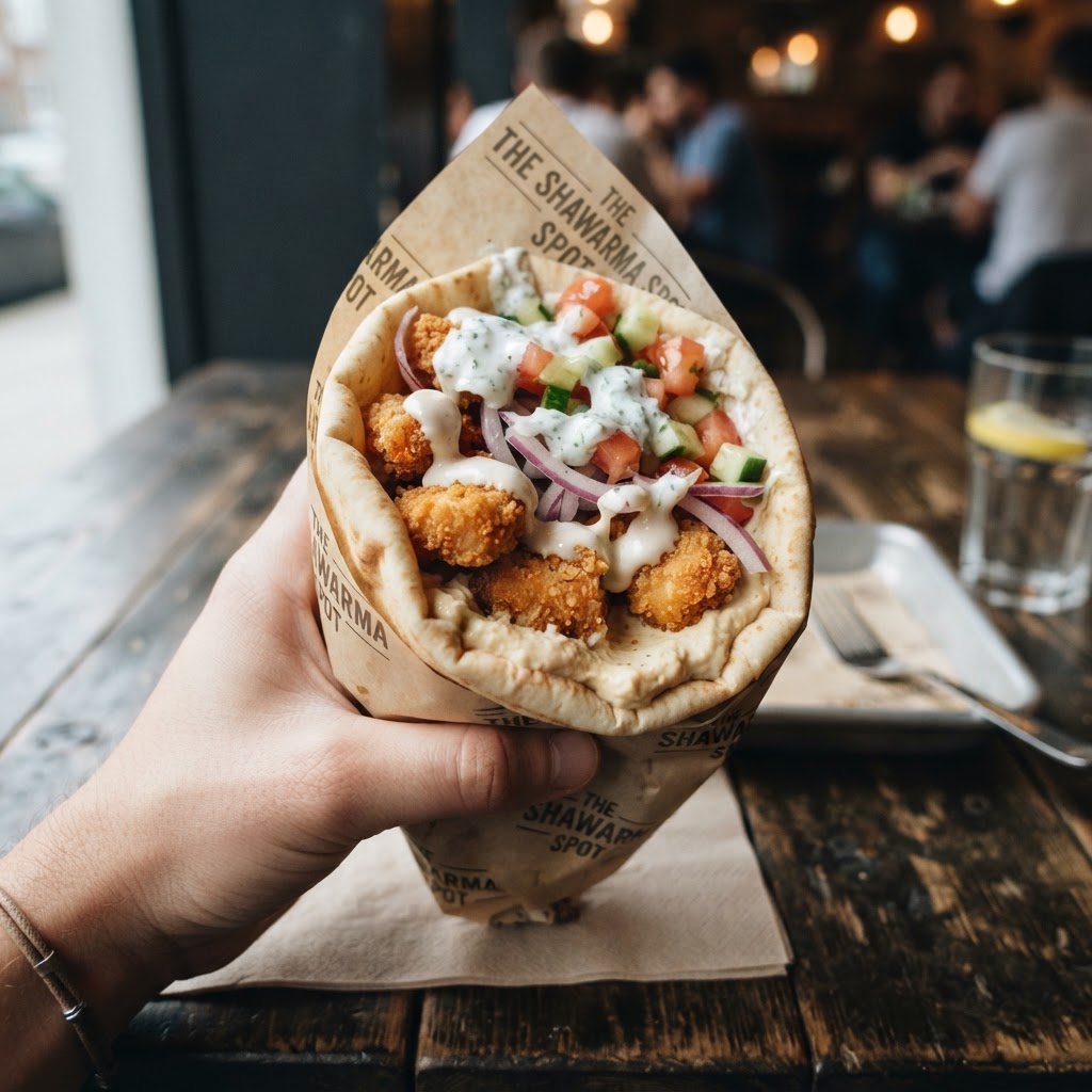 Shawarma Nuggets Pita