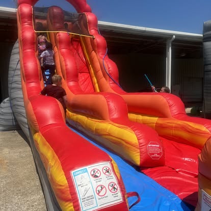 Orange Lava Slide