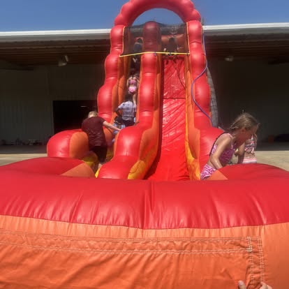 Life Unlimited water slide rental at a summer event in Alabama