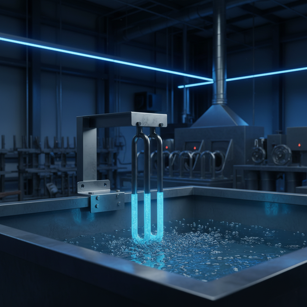 Over-the-Side Drop-In Heater — Passivation Tank