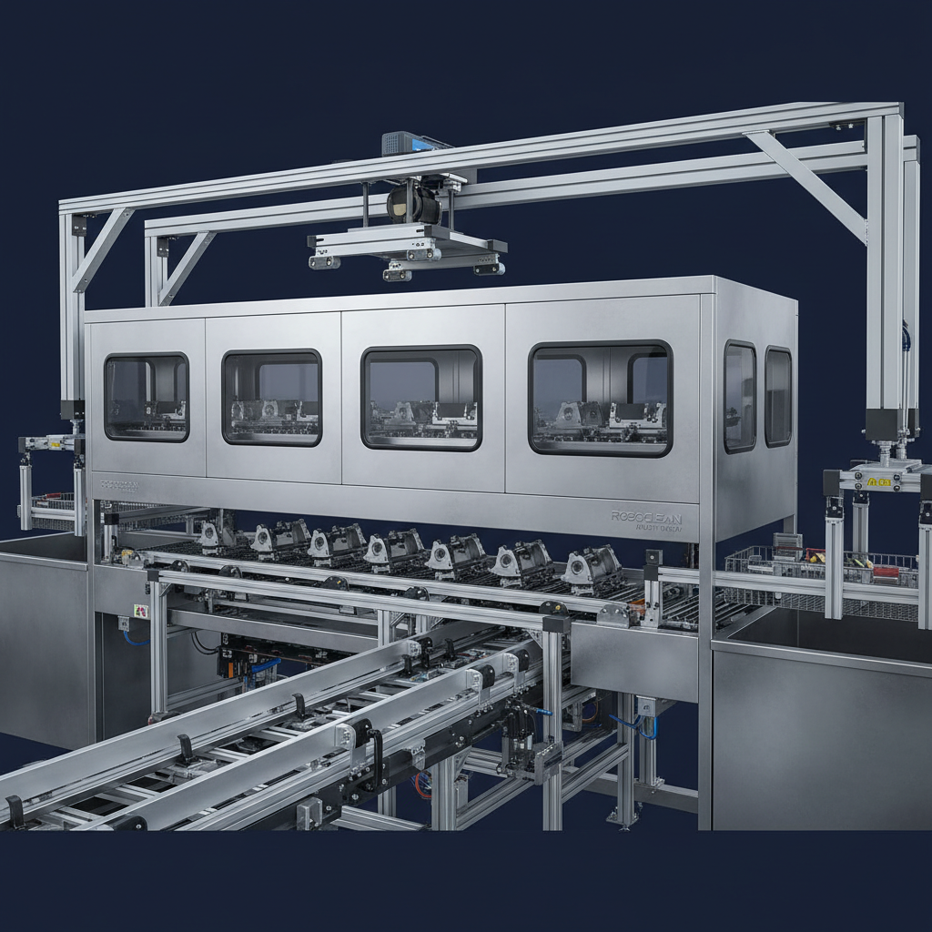 Roboclean Multi Wash — automated transfer and drying section