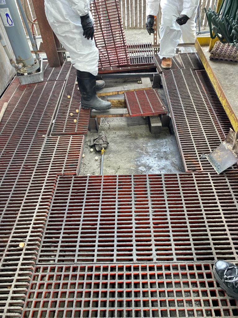 Secondary Containment — Before Cleaning