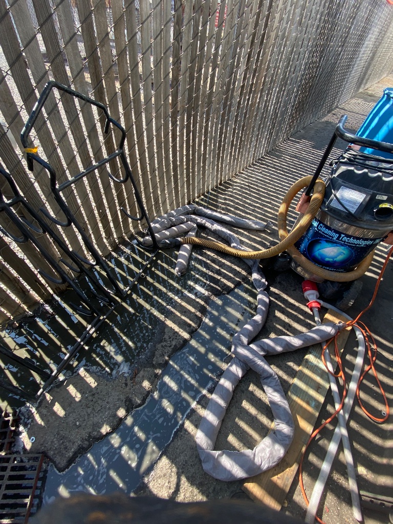 Plating Floor Containment — Active Cleaning