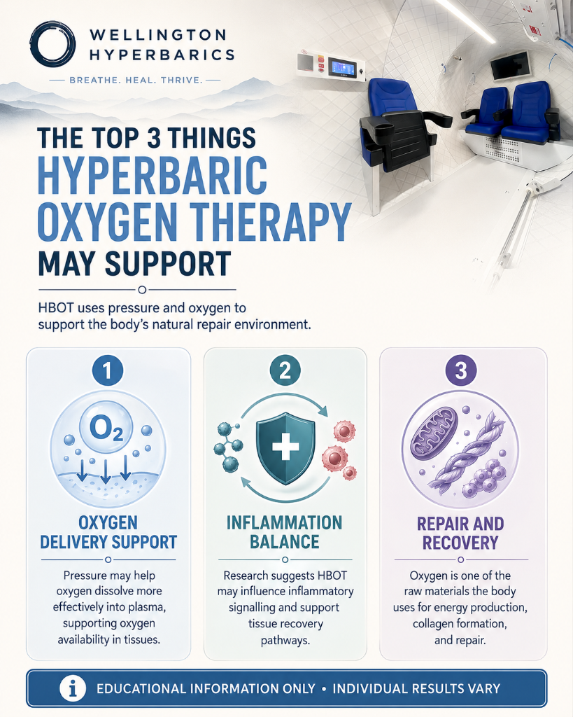 The Top 3 Things Hyperbaric Oxygen Therapy May Support