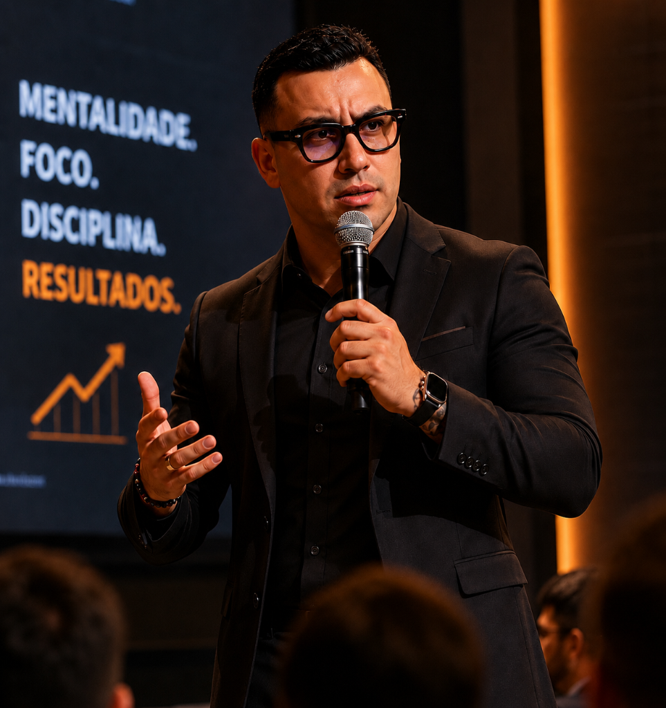 Tiago Lopes apresentando