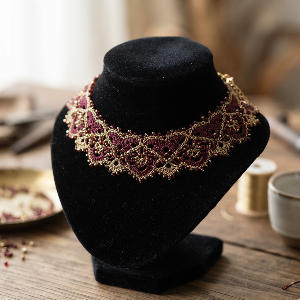 Choker Burgundy