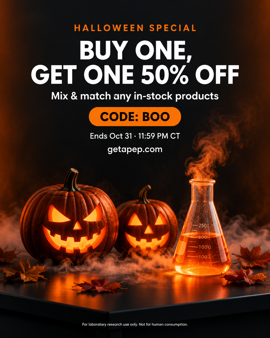 Halloween Special — Buy One, Get One 50% Off. Code BOO. Ends Oct 31 at 11:59 PM CT.