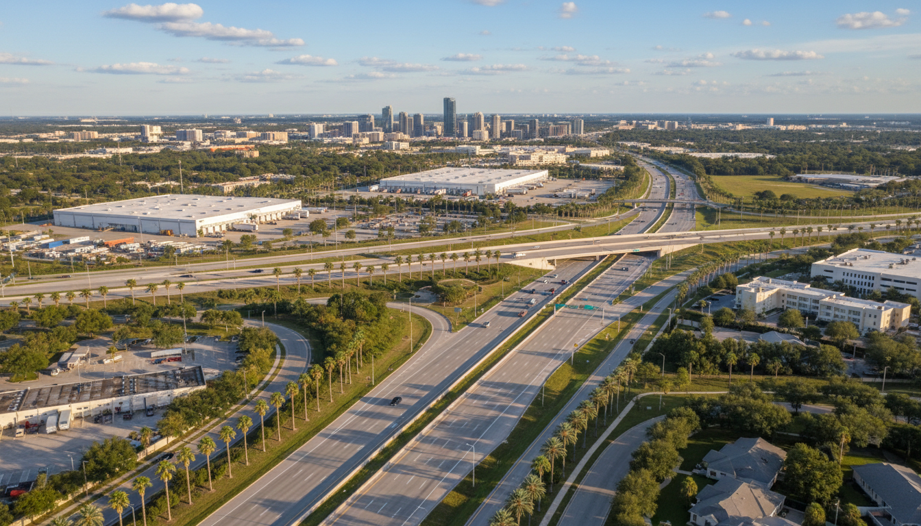 Central Florida aerial view