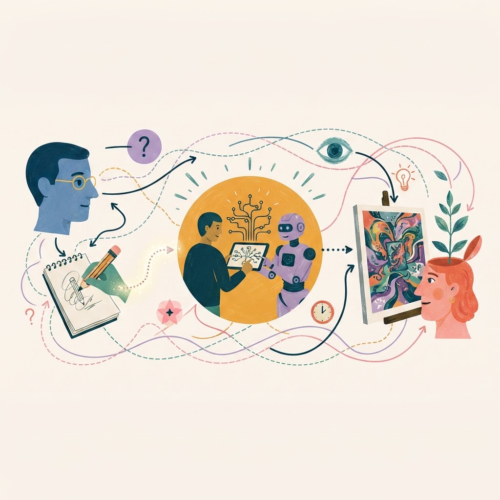 The Creative Workflow: Where AI Meets Human Imagination
