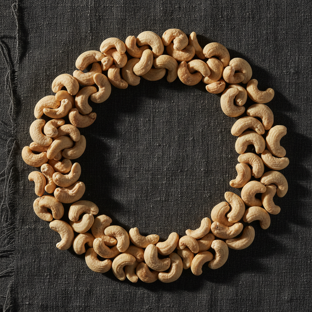 Cashew nuts overhead