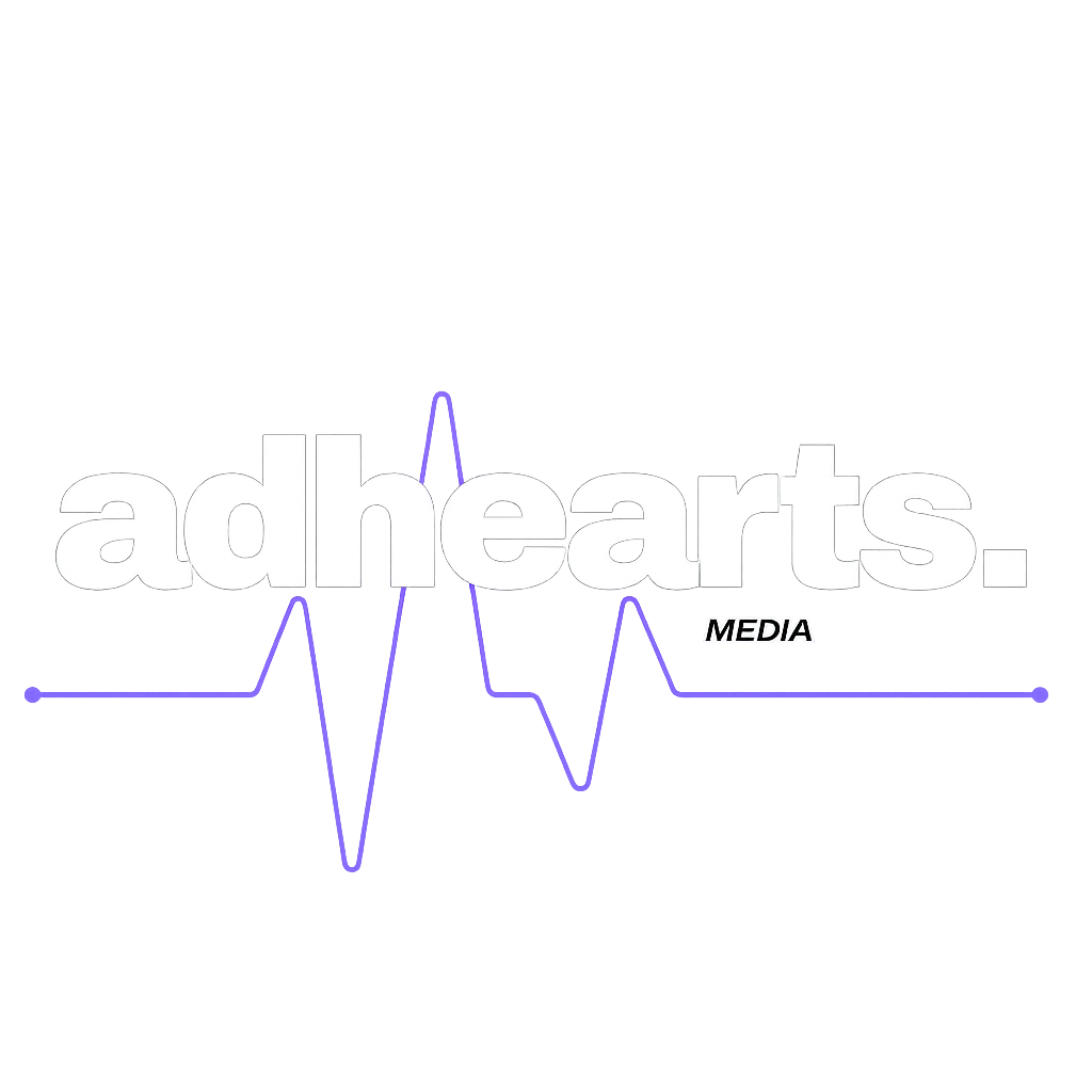 adhearts media Calgary paid ads agency logo