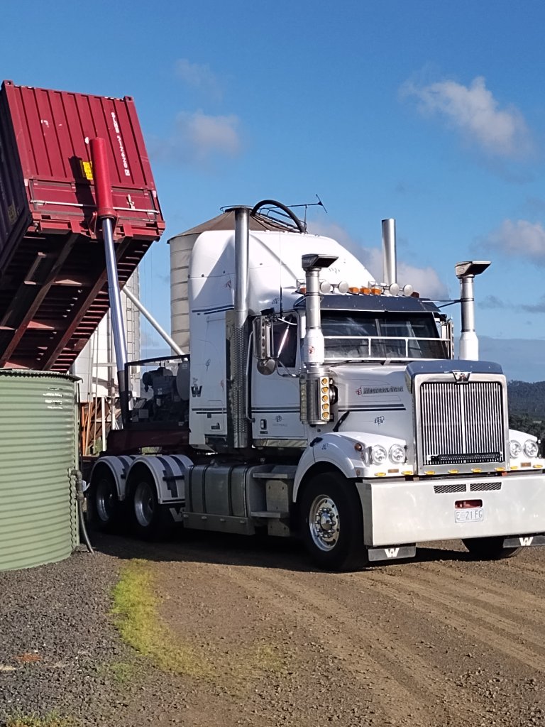 Grain Blower Truck — Specialized Grain Delivery