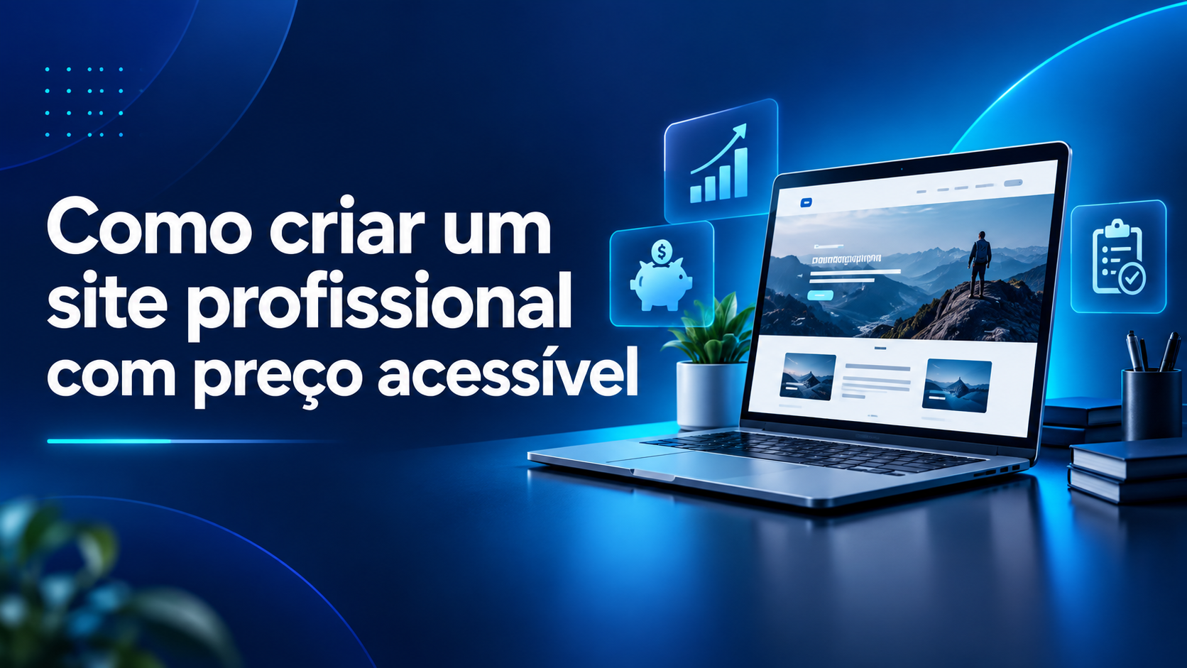 Capa do artigo: Como criar um site profissional com preço acessível — Criativa Web Sites