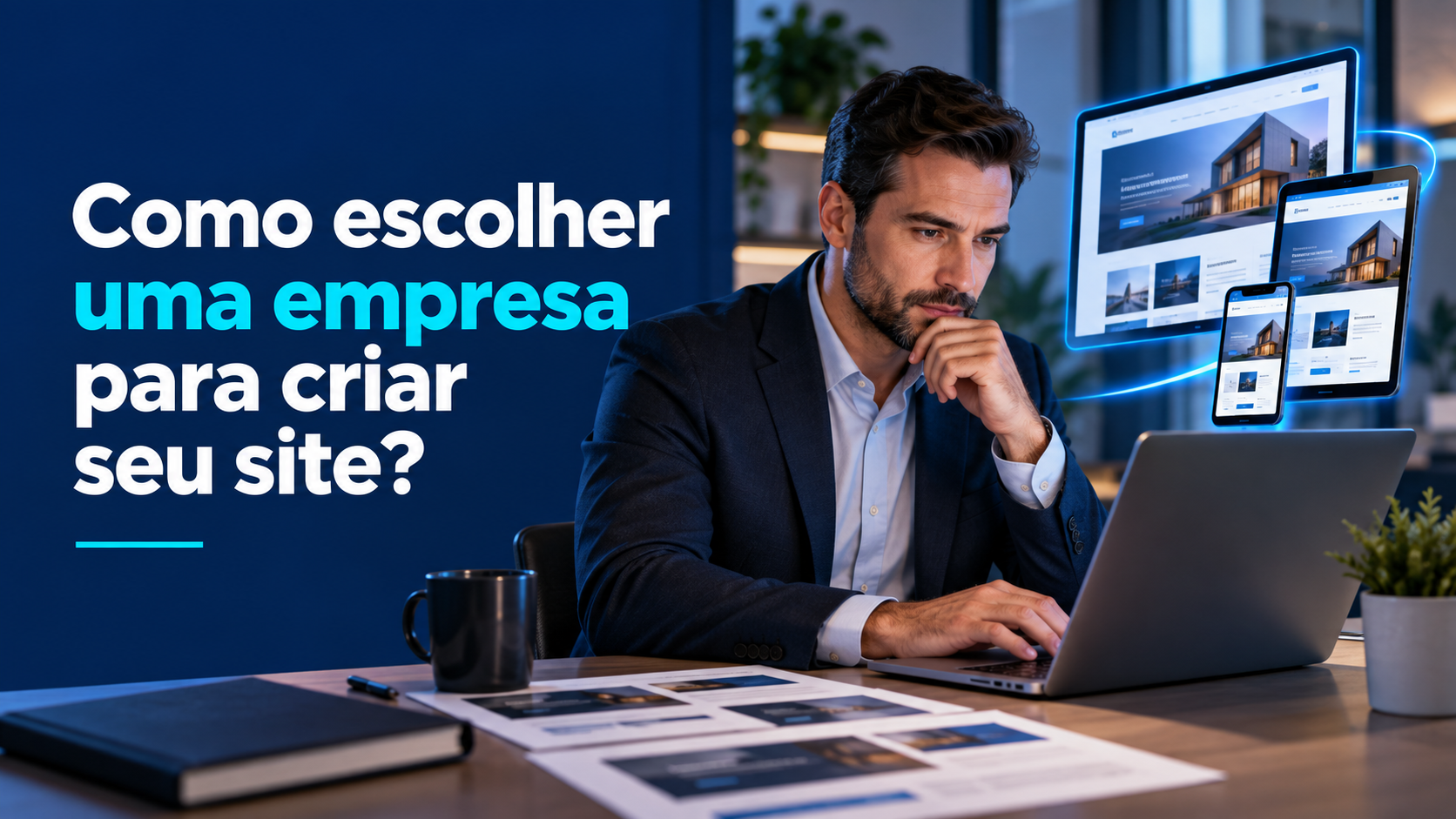Capa do artigo: Como escolher uma empresa para criar seu site? — Criativa Web Sites