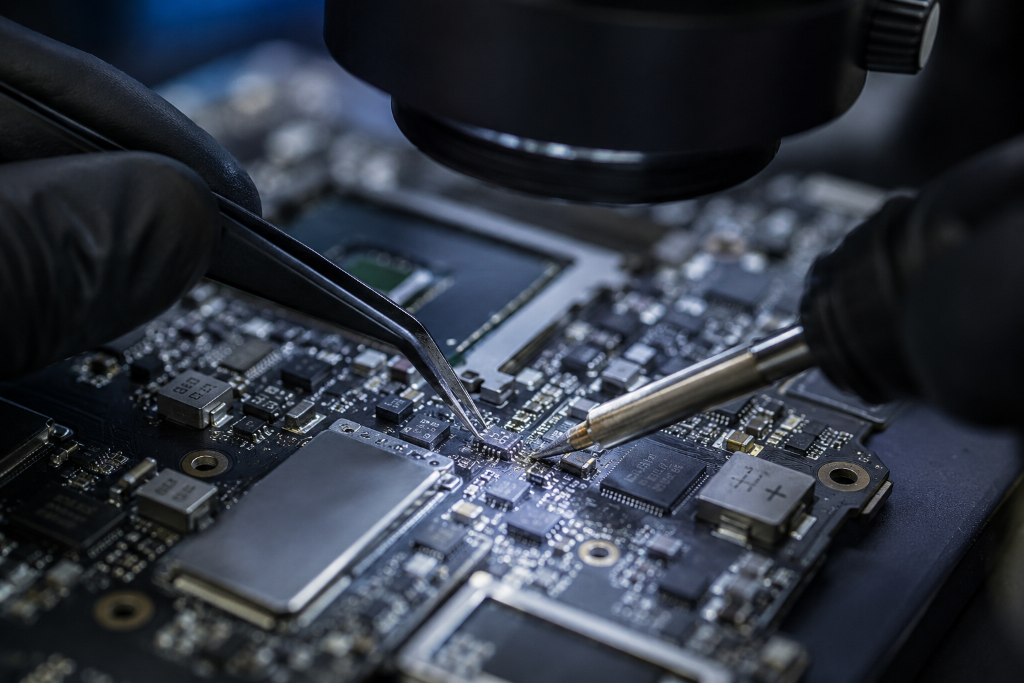 Microsoldering repair