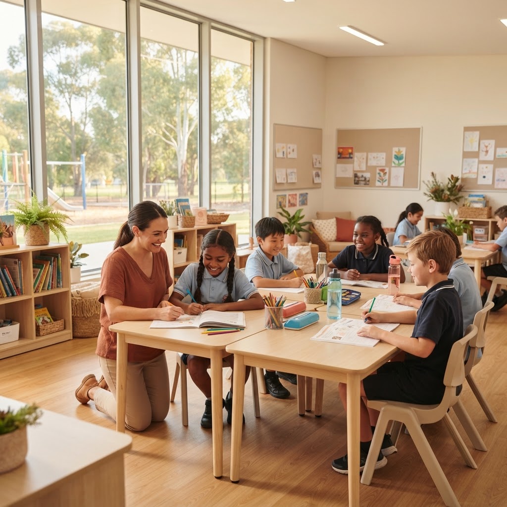 Australian primary school classroom