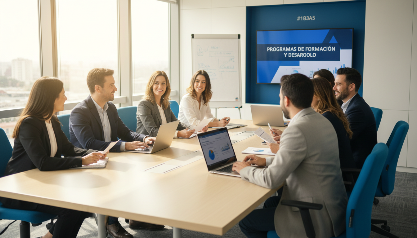Equipo profesional de Tramitta en gestión de formación bonificada FUNDAE