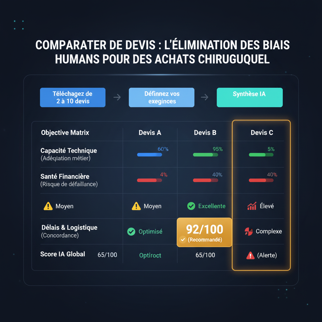 Comparateur de Devis - Objective Matrix