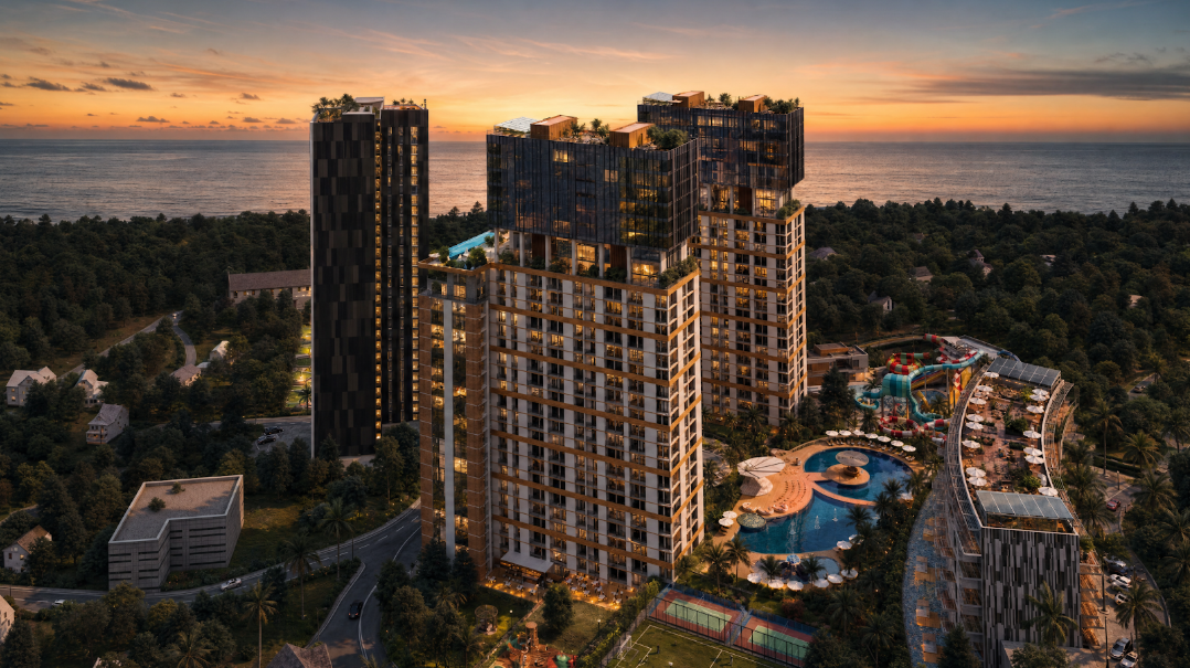 Pool and waterpark at Mercure Aquapark Batumi