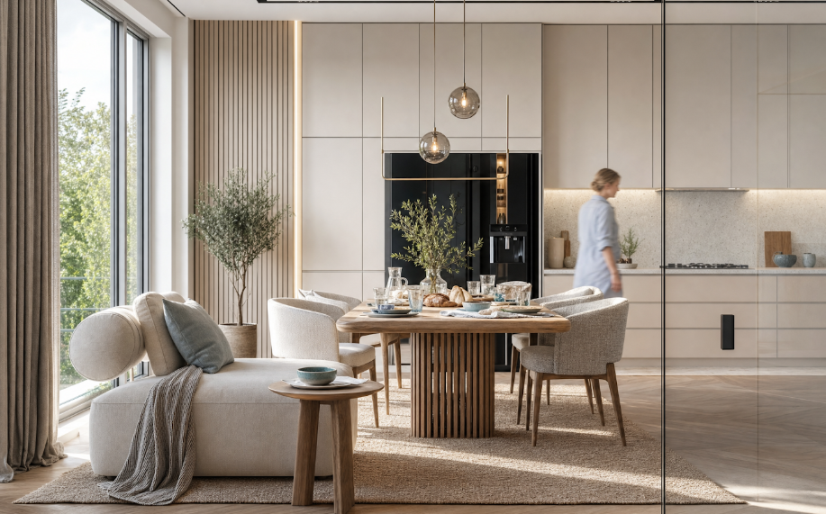 Dining area at Aquapark Resort & Residence