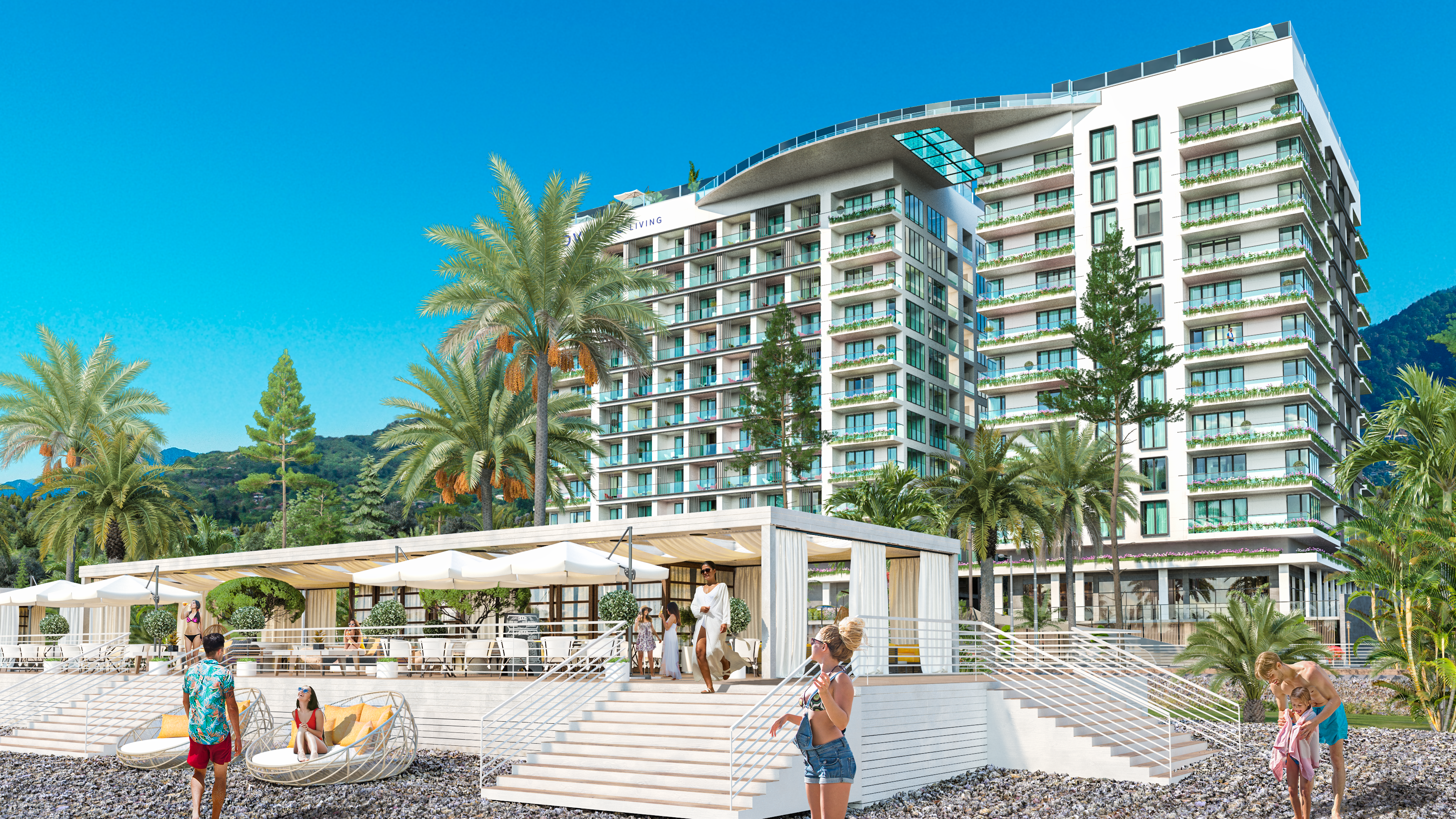 Novotel Living Batumi main entrance and front exterior