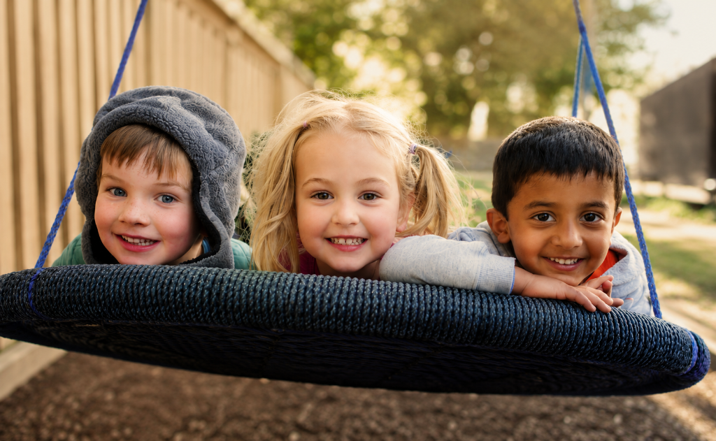 Children exploring and learning through play at The Rumpus Room