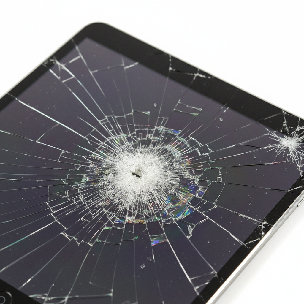 iPad — Cracked Screen