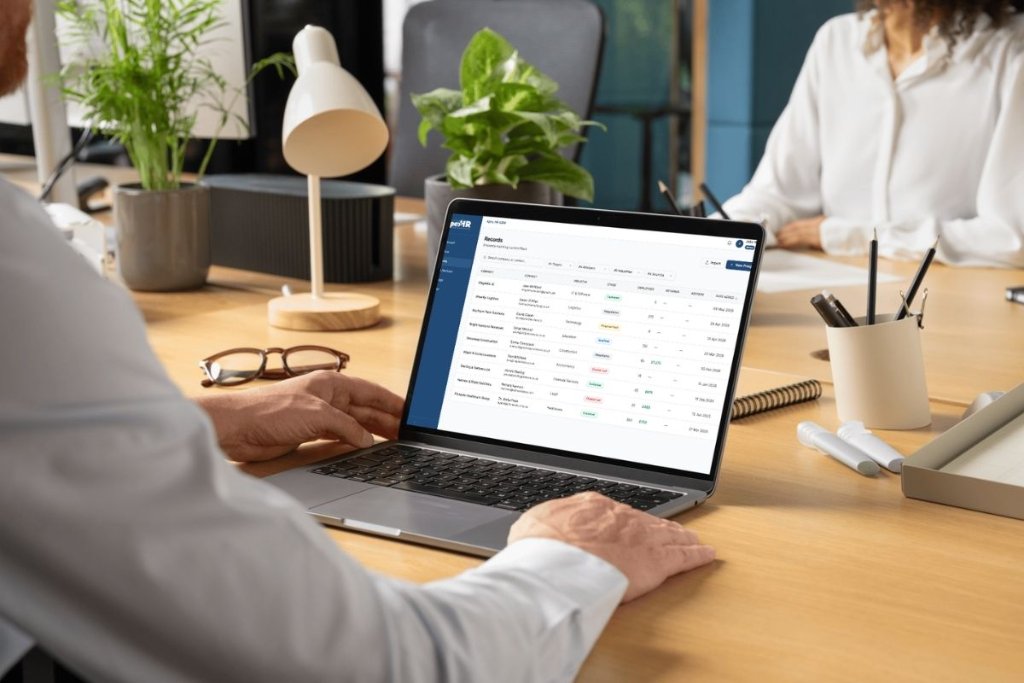 Apex HR custom learning management system dashboard showing training modules and employee progress tracking