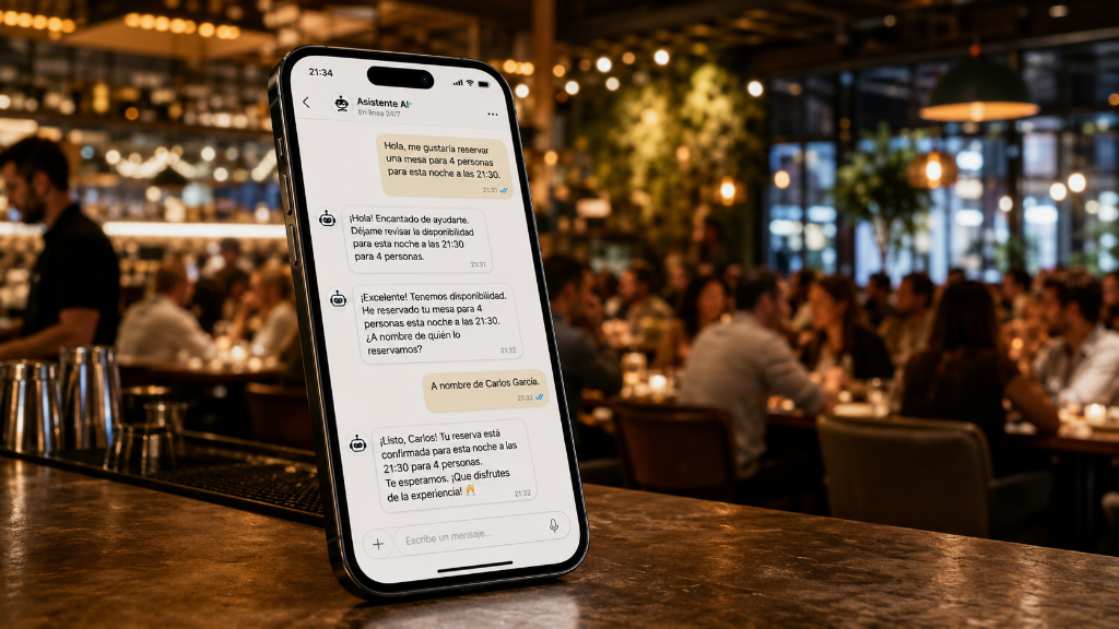 Agente IA para restaurantes en WhatsApp