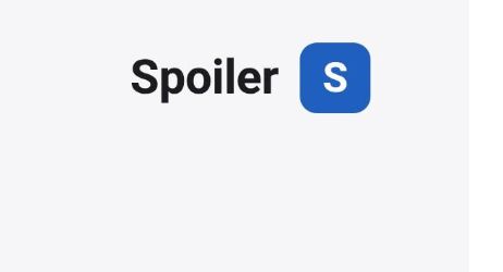 Spoiler — לוגו