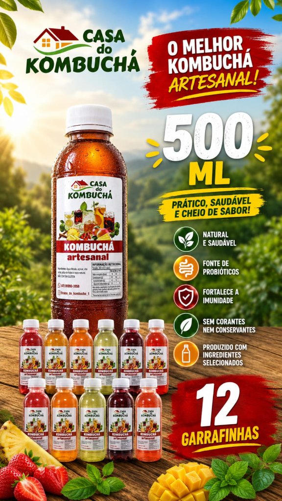Casa do Kombuchá 500ml