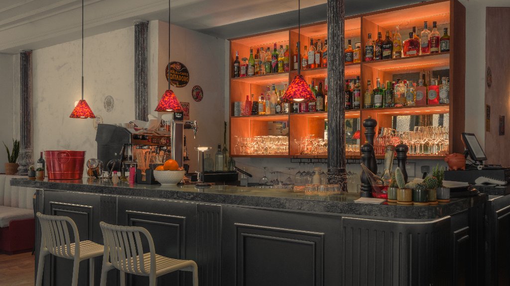 Interior del restaurante D'oro