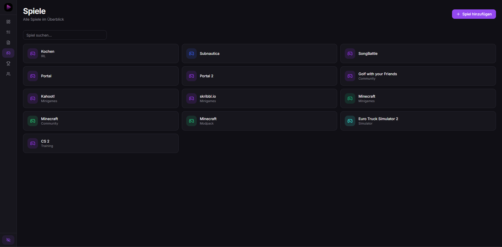 StreamPlaner template preview