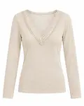 Maglina CAREZZA - UltraLight con Cashmere e Pizzo 5