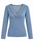 Maglina CAREZZA - UltraLight con Cashmere e Pizzo 6
