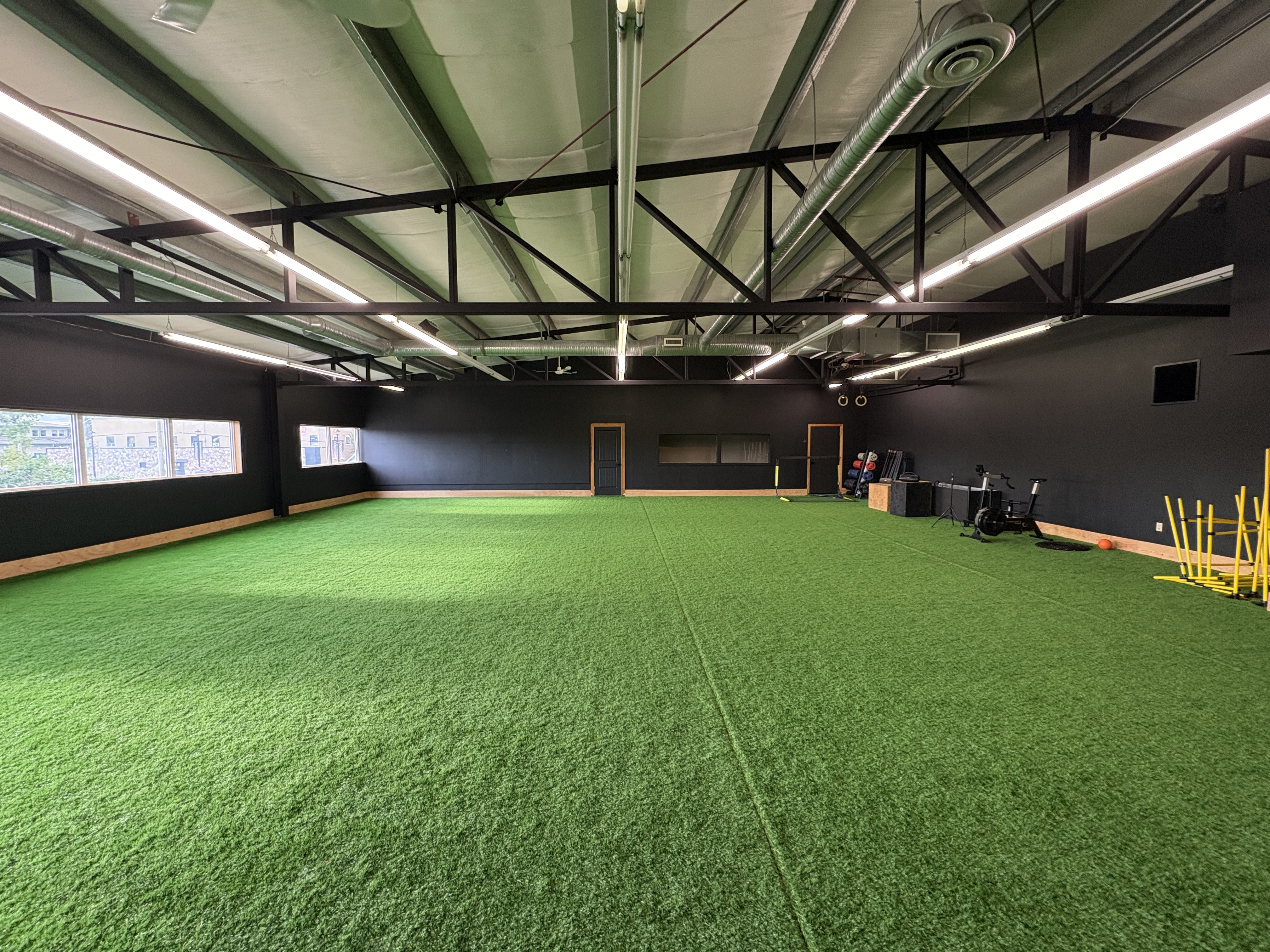 The Grove Athletics indoor training facility