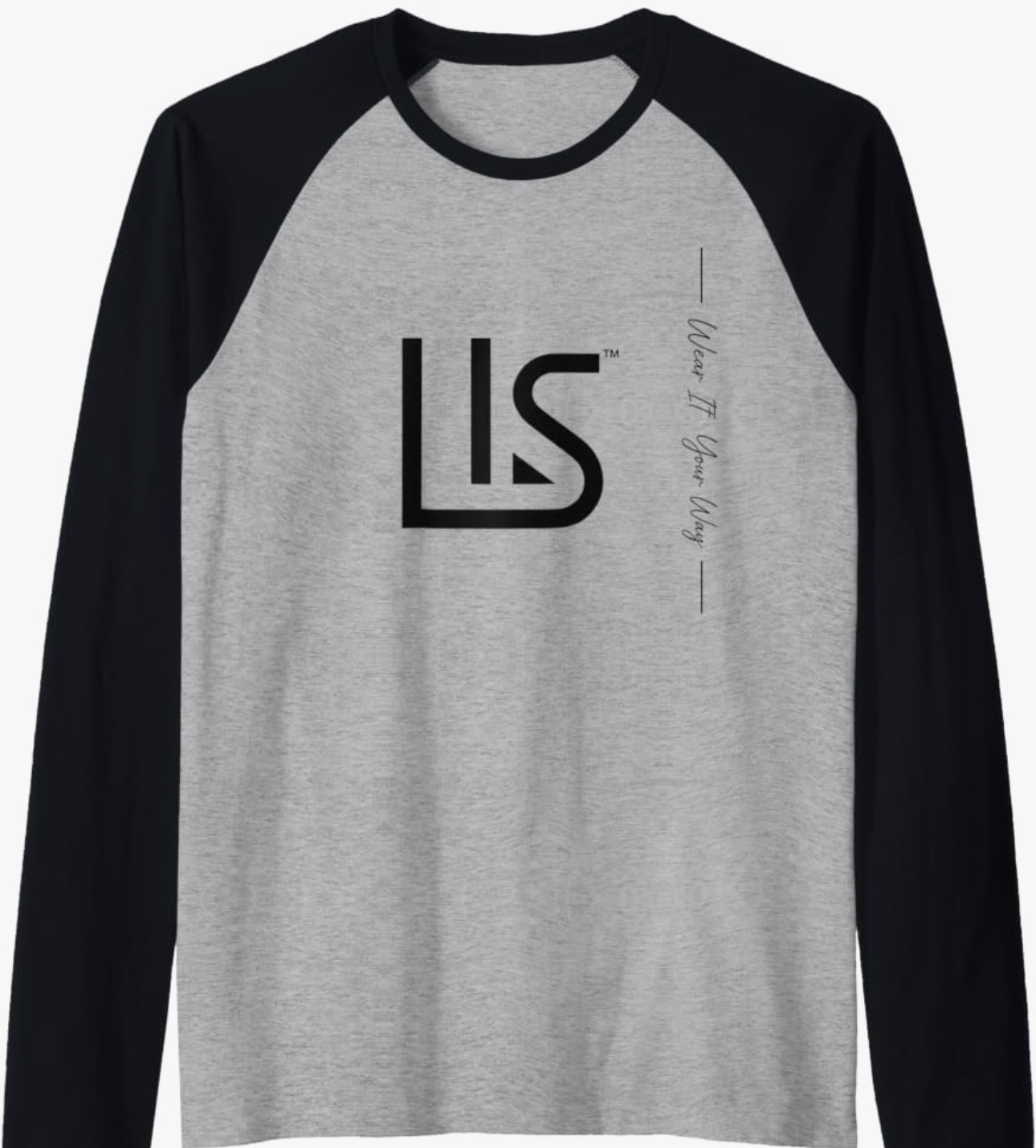 LISSISTERS Premium Raglan — Grey/Navy