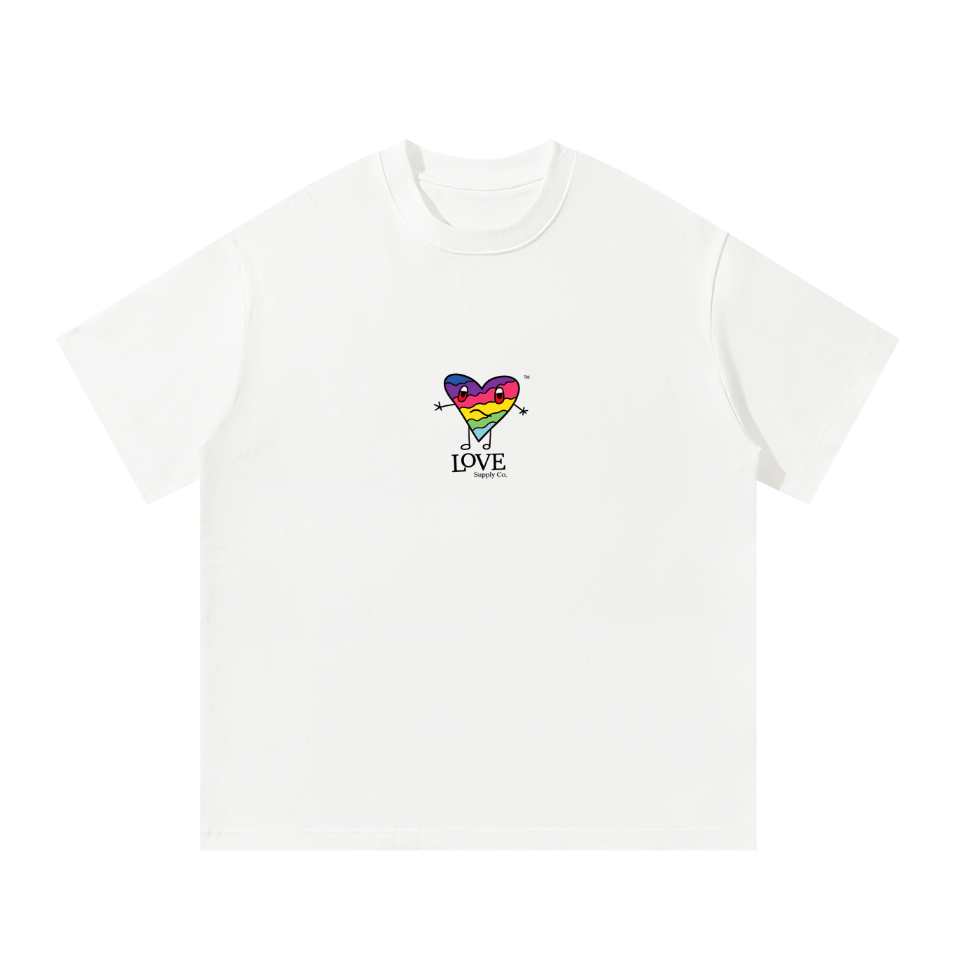 Unisex Semi Oversize-Love Supply Co Logo tee