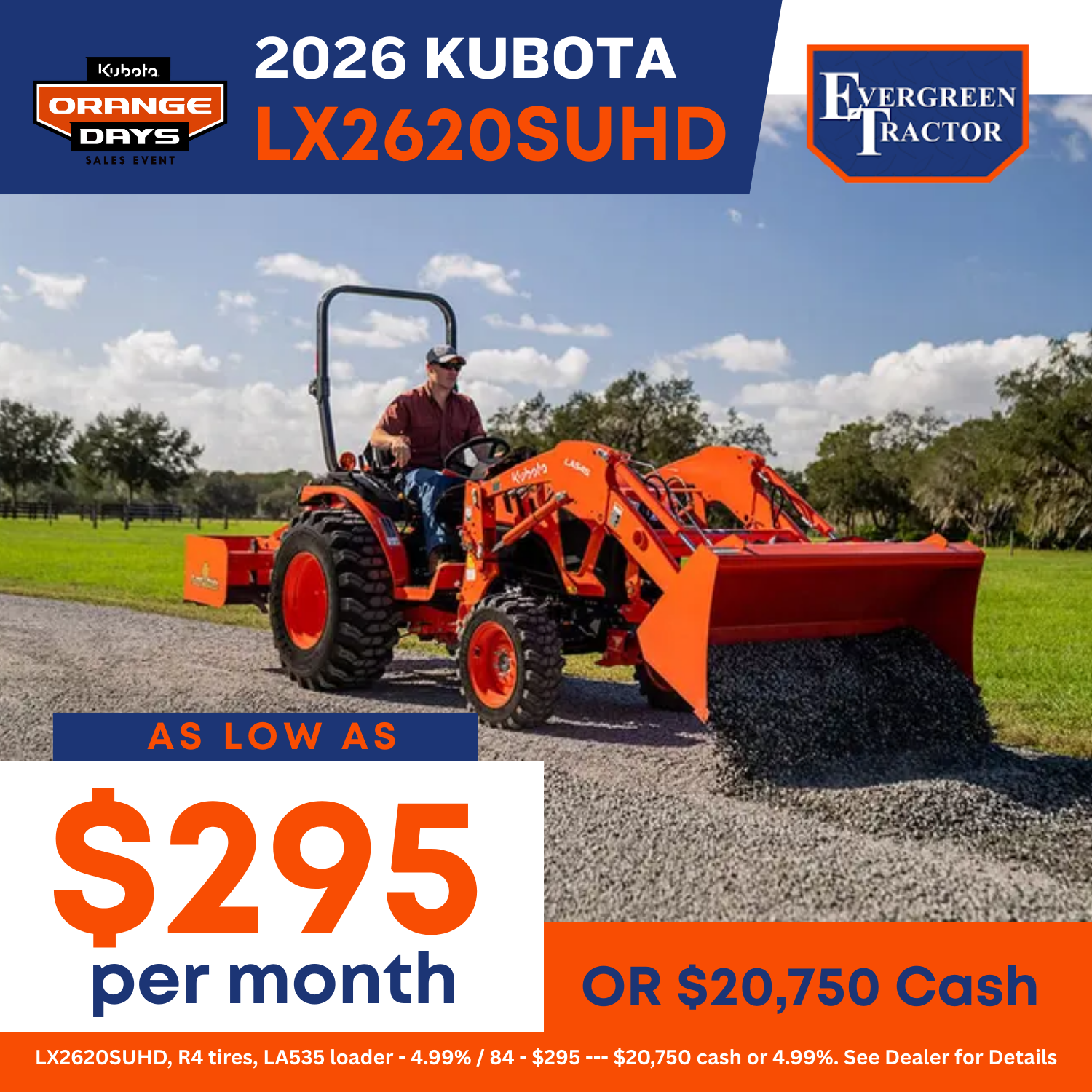 Kubota LX2620SUHD