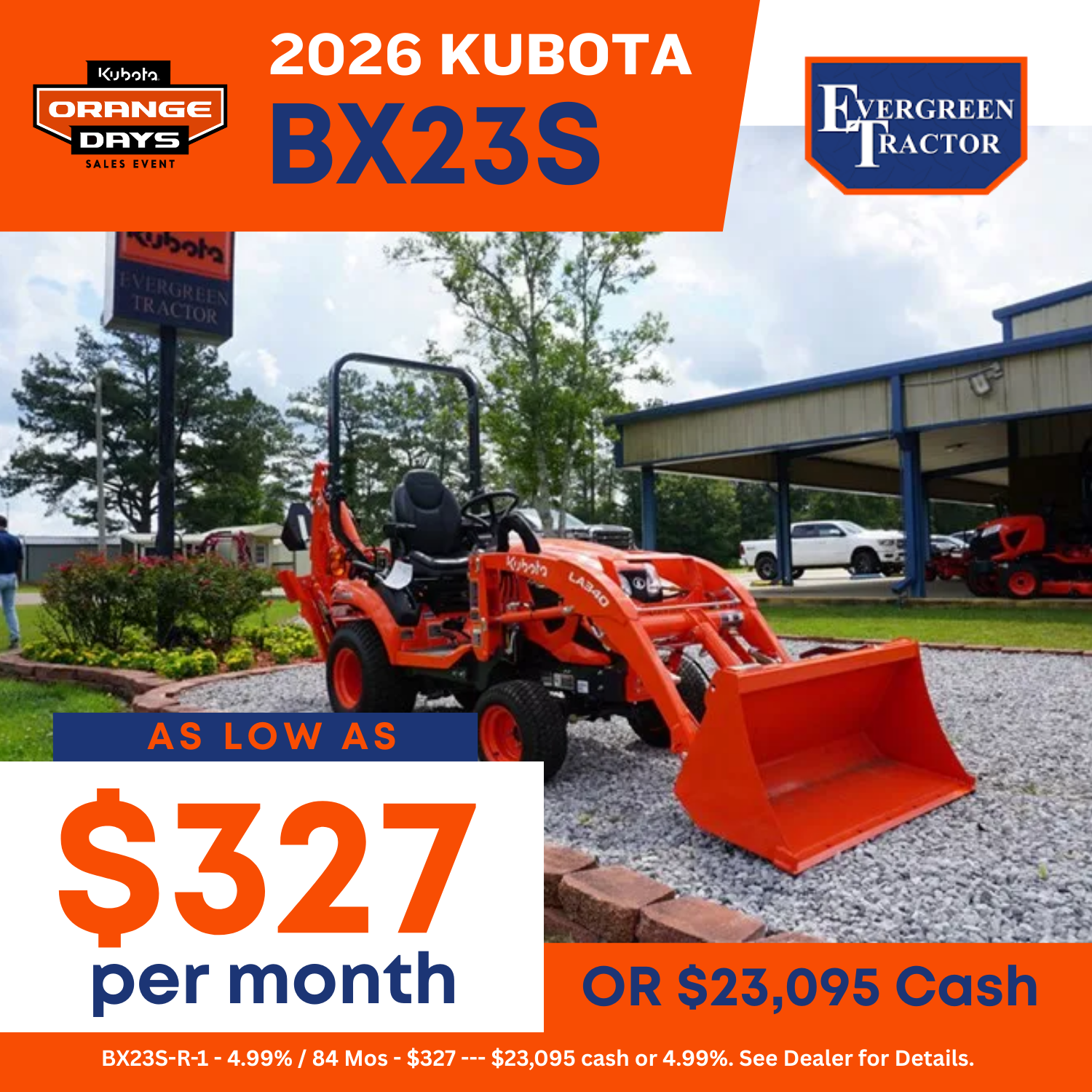 2026 Kubota BX23S