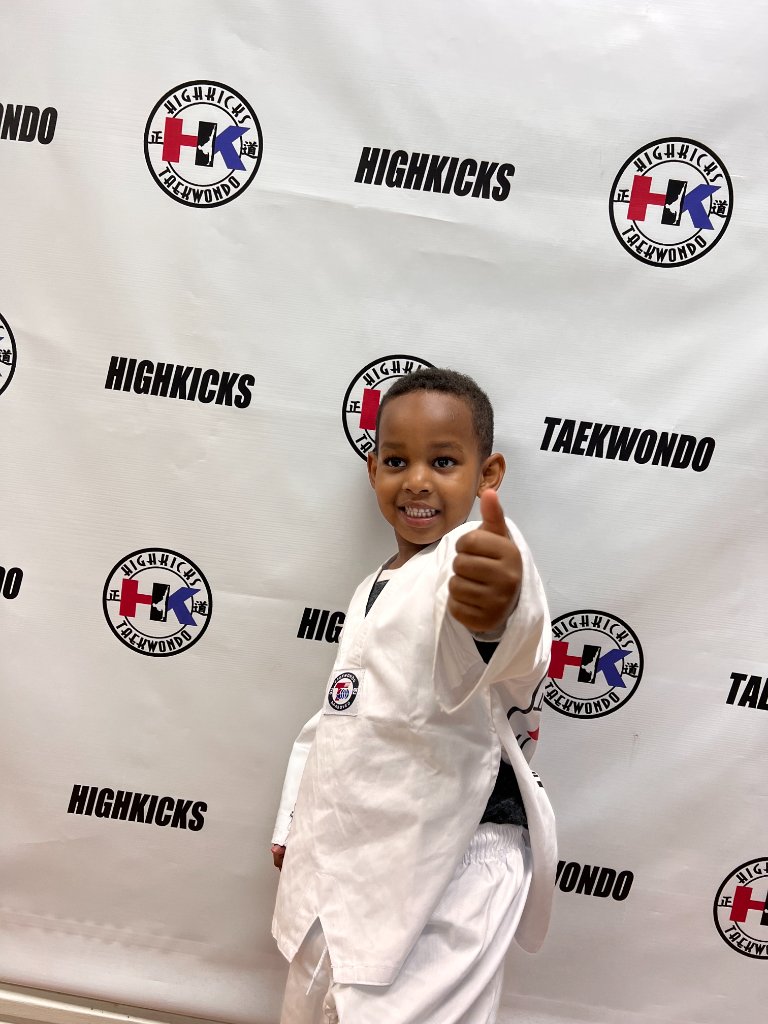 Tiny Tigers Taekwondo class for young children