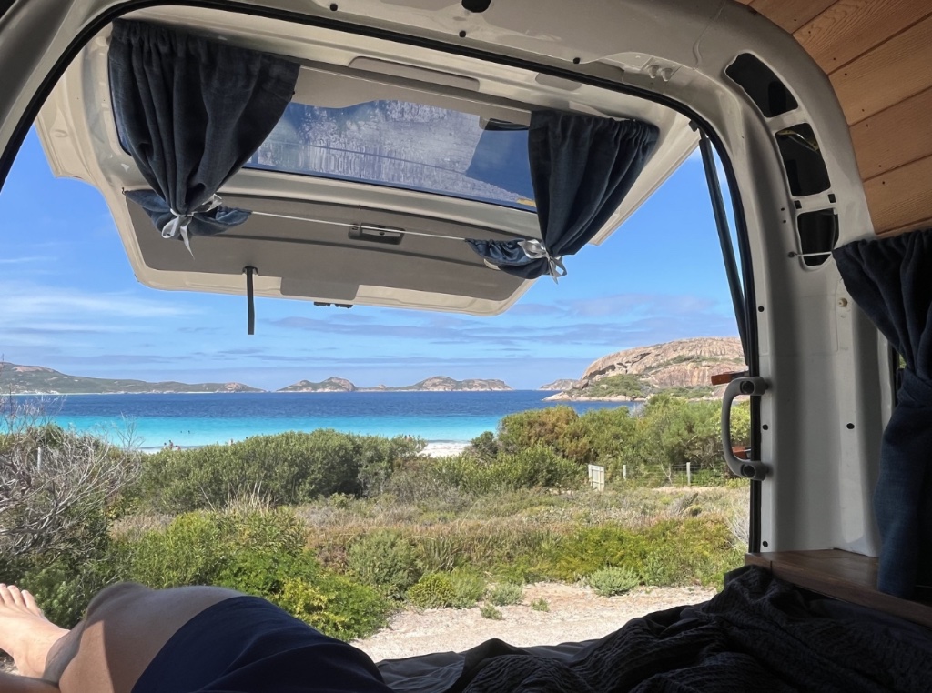 Waking up to turquoise water