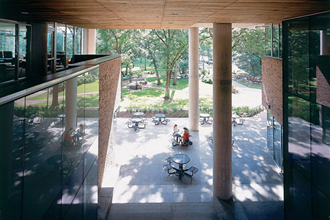 UT Nursing School interior atrium