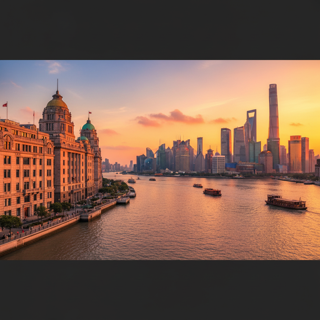 ARRIVÉE À SHANGHAI