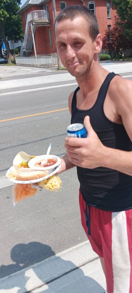A meal, refreshments and a friendly welcome.