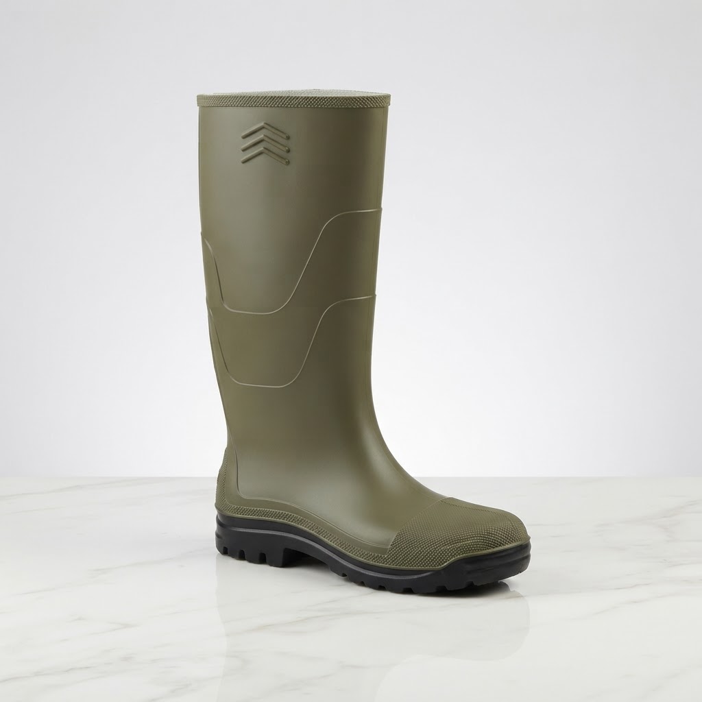 Bota verde suela negra TALLA 38 BELLOTA