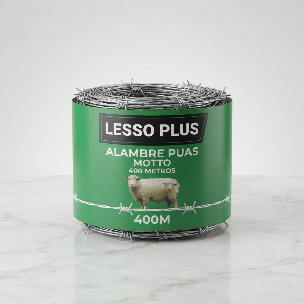 ALAMBRE PUAS MOTTO 400 METROS LESSO