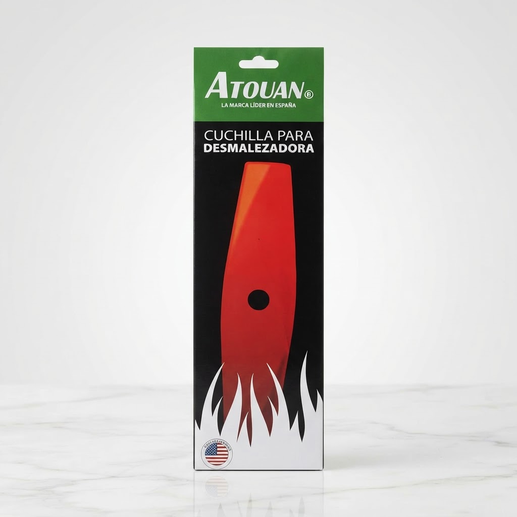 CUCHILLA DESMALEZADORA ROJA ATOUAN